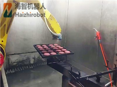 三軸噴塗轉台+機器人(圖8) 三軸噴塗轉台+機器人(圖8)