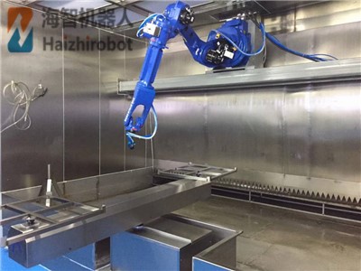 三軸噴塗轉台+機器人(圖7) 三軸噴塗轉台+機器人(圖7)