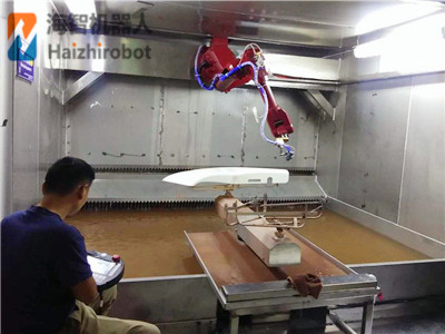 噴塗機器人操作 噴塗機器人操作