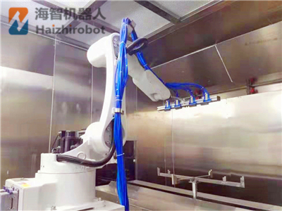 噴塗機器人工作過程 作業流程(圖6) 噴塗機器人工作過程 作業流程(圖6)