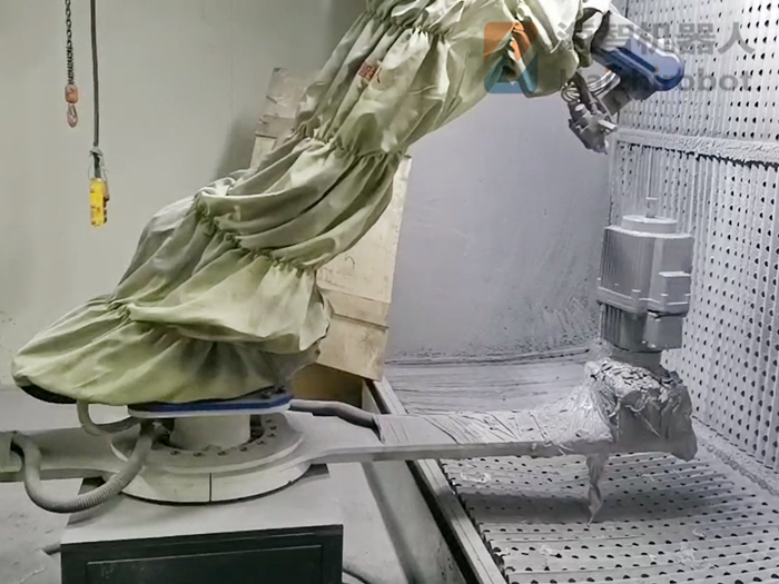 自動機器人噴漆設備-電力液壓製動器噴塗(圖1)