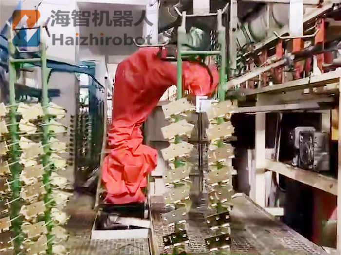 電鍍廠上下掛機器人-流水線自動化