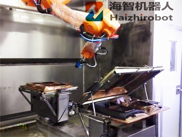 噴塗機器人工作過程 作業流程(圖3) 噴塗機器人工作過程 作業流程(圖3)