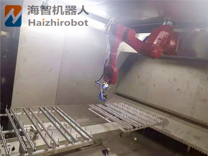 三軸噴塗轉台+機器人