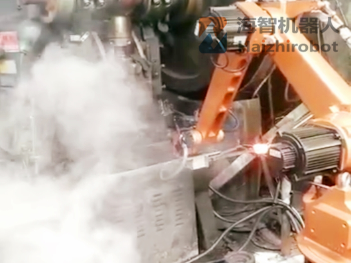 熱鍛壓機械手 鍛造衝床機器人手臂(圖1)