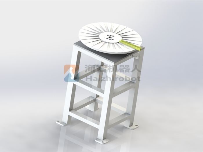 分度轉盤+機器人工件定位平台