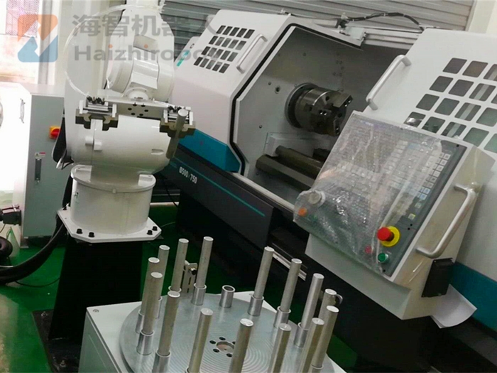 分度轉盤+機器人工件定位平台