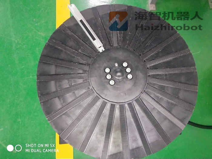 分度轉盤+機器人工件定位平台