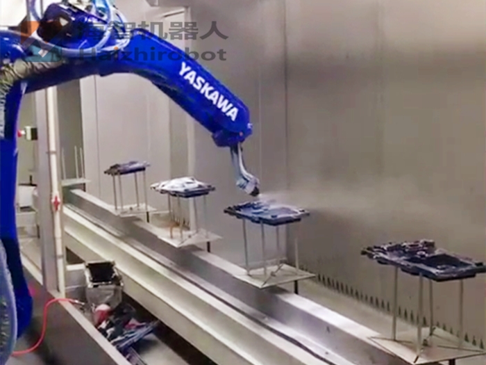 噴塗遮蔽治具產品噴漆機器人(圖1)