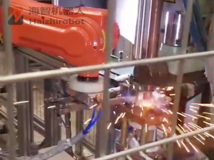 工業機器人抓取上下料配套工作站(圖4) 工業機器人抓取上下料配套工作站(圖4)