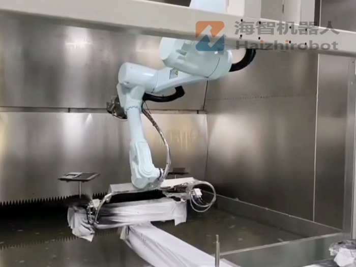 水簾櫃自動噴漆 噴塗設備機械手(圖1) 水簾櫃自動噴漆 噴塗設備機械手(圖1)